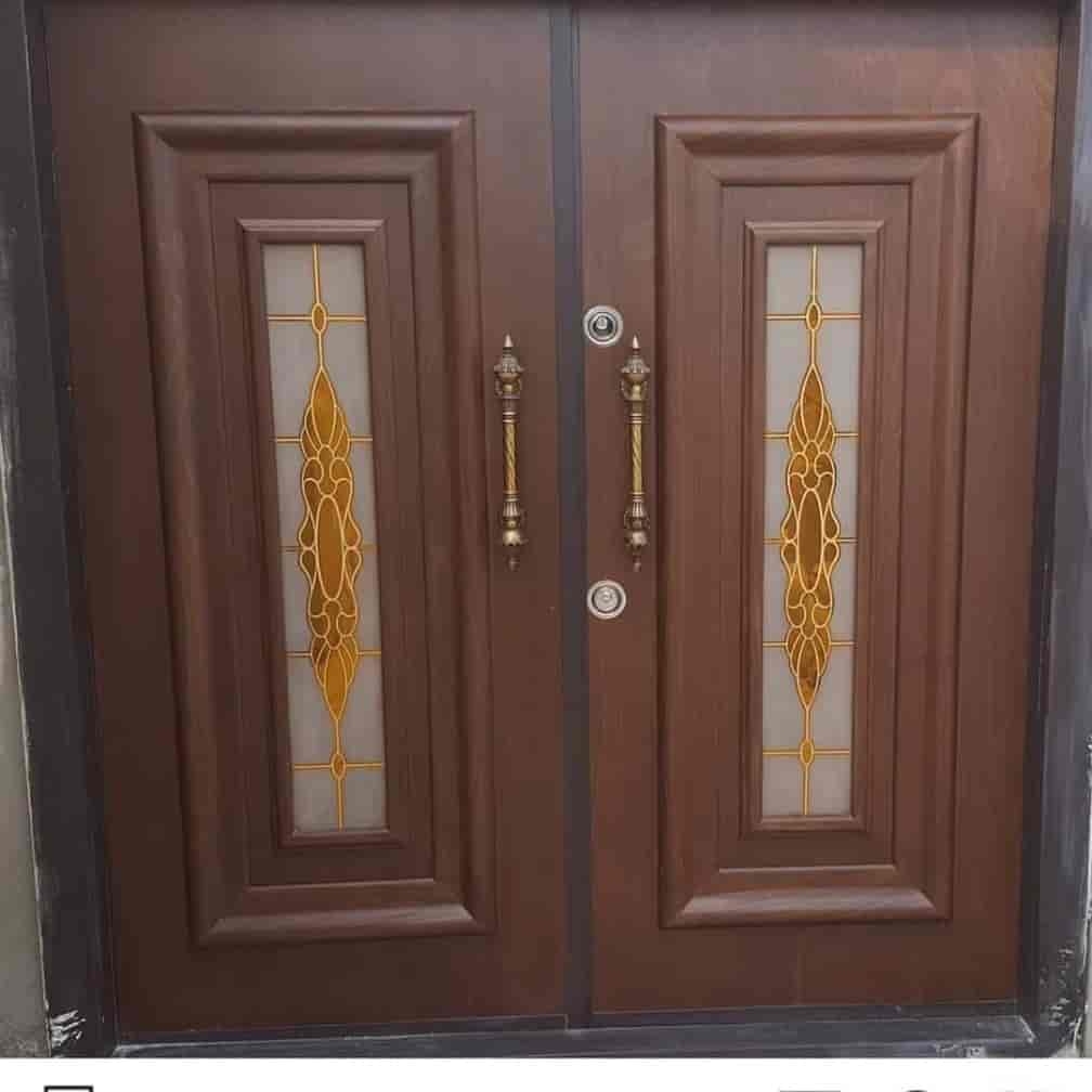 درب ضد سرقت لابی دو لنگه باز شو