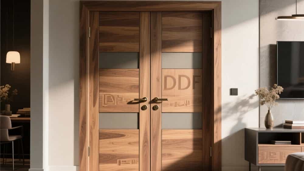 تولید و فروش درب HDF دوبل در سلماس